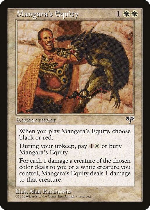 Mangara's Equity in the group Magic the Gathering / Types / Enchantment / Enchantment at Proxyprinters.com (39962)