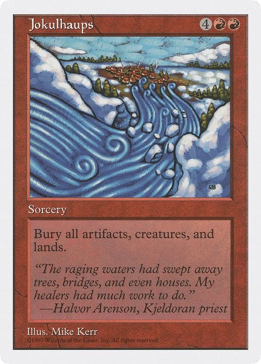 Jokulhaups in the group Magic the Gathering / Types / Colors / Red at Proxyprinters.com (39980)