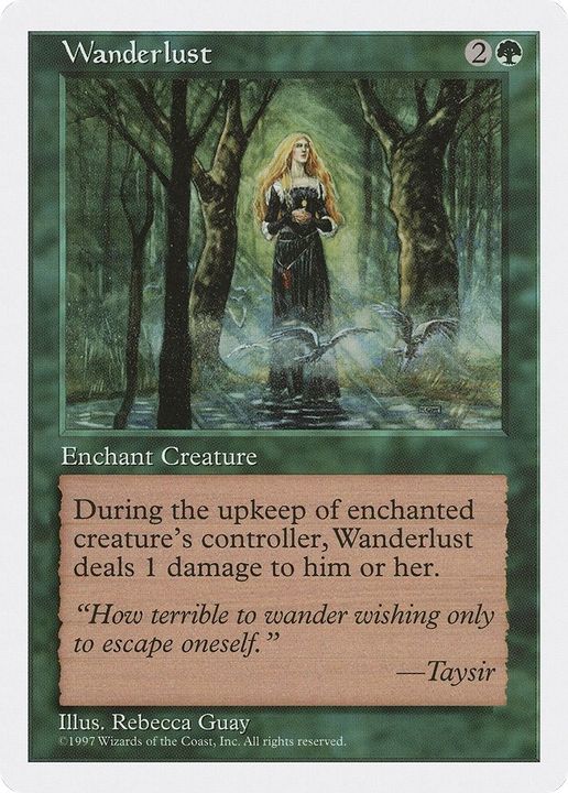 Wanderlust in the group Magic the Gathering / Types / Colors / Green at Proxyprinters.com (40011)