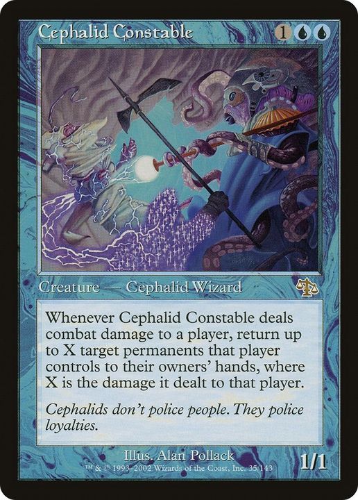 Cephalid Constable in the group Magic the Gathering / Types / Creatures / Wizard at Proxyprinters.com (40021)