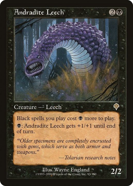 Andradite Leech in the group Magic the Gathering / Types / Colors / Black at Proxyprinters.com (40033)