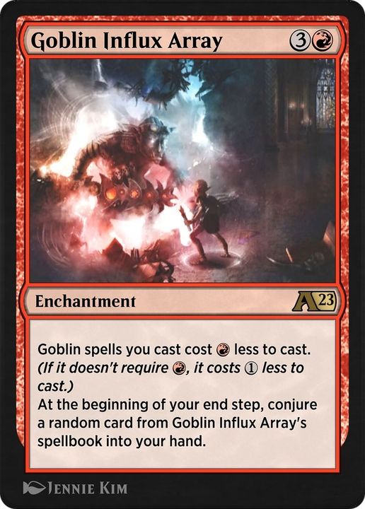 Goblin Influx Array in the group Magic the Gathering / Sets / Alchemy: Dominaria at Proxyprinters.com (40034)