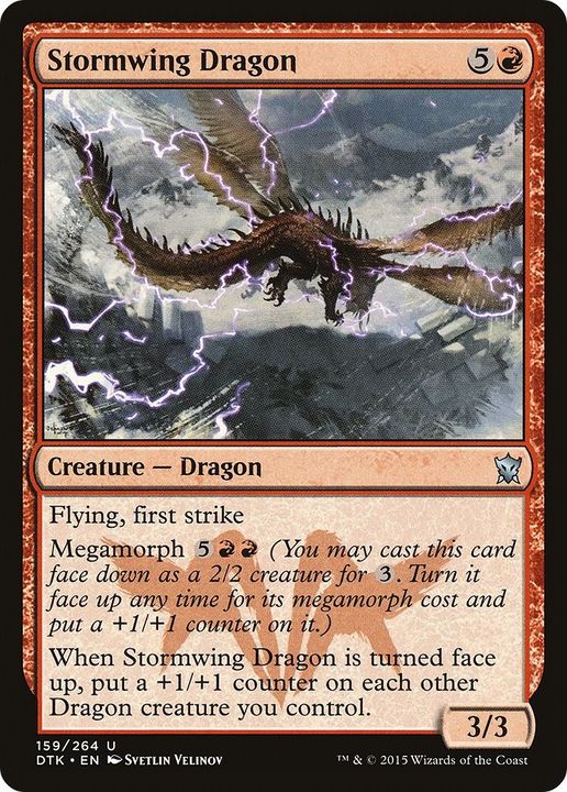 Stormwing Dragon in the group Magic the Gathering / Types / Colors / Red at Proxyprinters.com (40036)