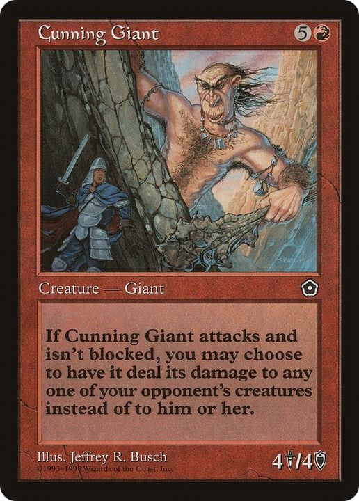 Cunning Giant in the group Magic the Gathering / Types / Colors / Red at Proxyprinters.com (4005)