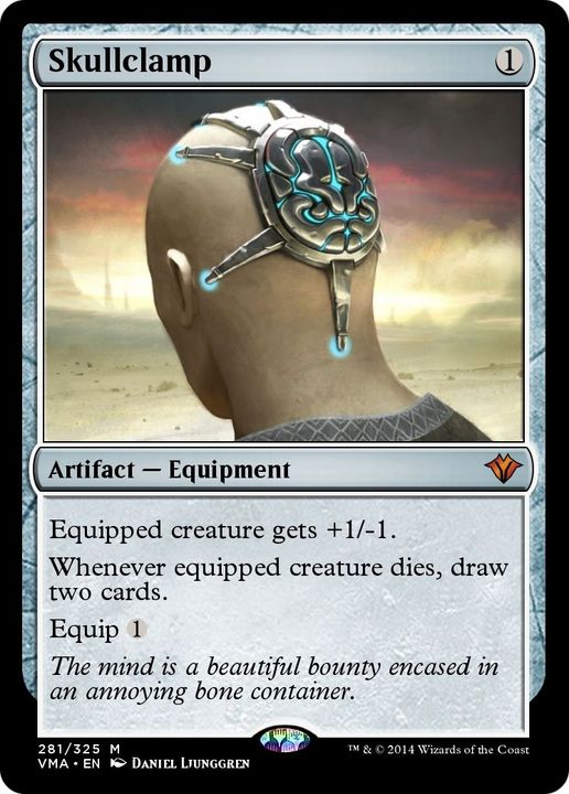 Skullclamp in the group Magic the Gathering / Types / Artifacts / Artifact at Proxyprinters.com (40057)