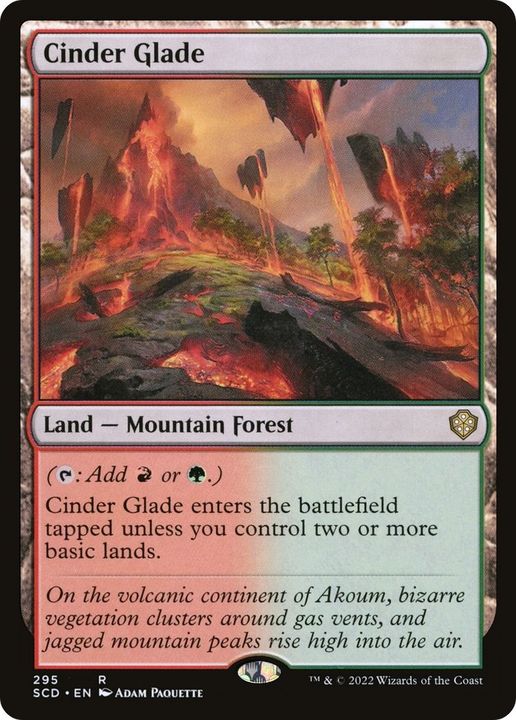 Cinder Glade in the group Magic the Gathering / Sets / Starter Commander Decks at Proxyprinters.com (40063)