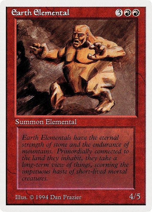 Earth Elemental in the group Magic the Gathering / Types / Colors / Red at Proxyprinters.com (40081)