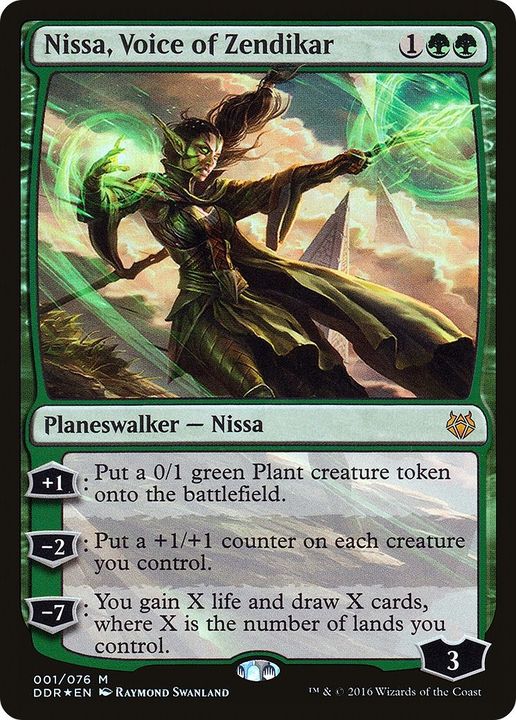 Nissa, Voice of Zendikar in the group Magic the Gathering / Types / Colors / Green at Proxyprinters.com (40113)