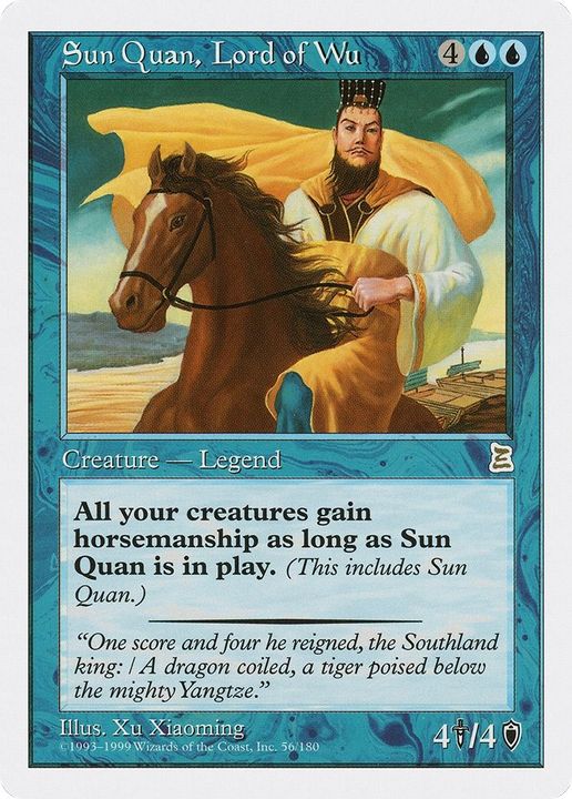 Sun Quan, Lord of Wu in the group Magic the Gathering / Types / Creatures / Human at Proxyprinters.com (40118)