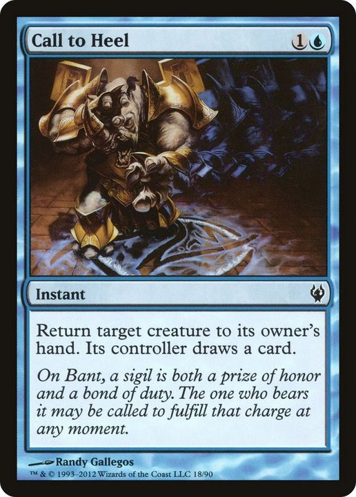 Call to Heel in the group Magic the Gathering / Types / Colors / Blue at Proxyprinters.com (4012)