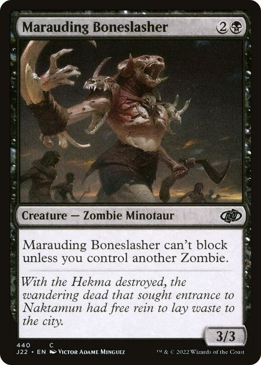 Marauding Boneslasher in the group Magic the Gathering / Types / Creatures / Zombie at Proxyprinters.com (40125)