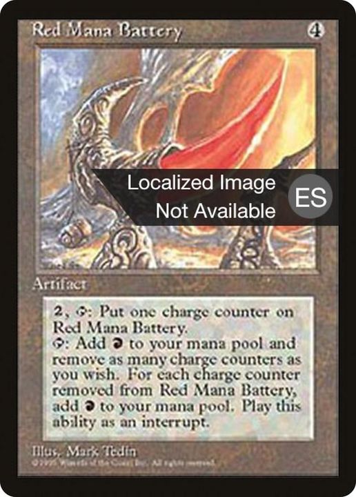 Red Mana Battery in the group Magic the Gathering / Types / Artifacts / Artifact at Proxyprinters.com (40133)