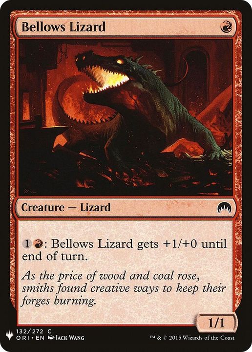 Bellows Lizard in the group Magic the Gathering / Sets / The List at Proxyprinters.com (40178)