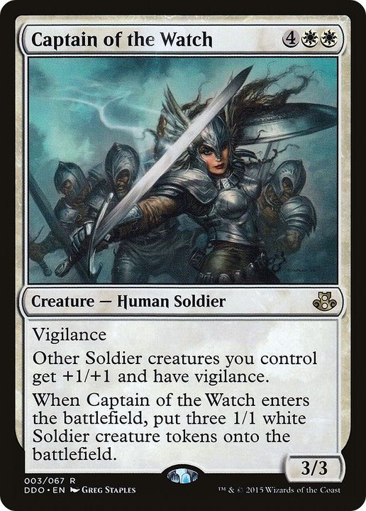 Captain of the Watch in the group Magic the Gathering / Types / Creatures / Human at Proxyprinters.com (40193)