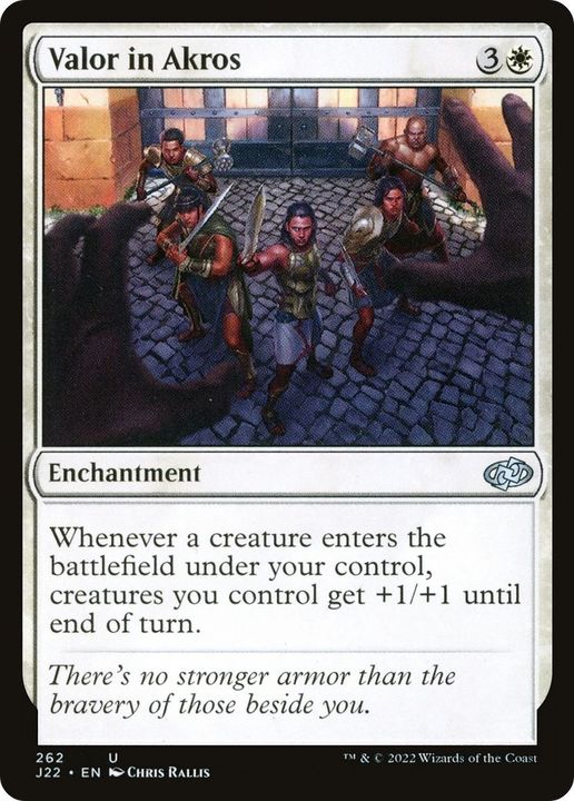 Valor in Akros in the group Magic the Gathering / Types / Enchantment / Enchantment at Proxyprinters.com (40195)