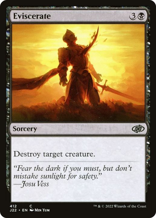 Eviscerate in the group Magic the Gathering / Sets / Jumpstart 2022 at Proxyprinters.com (40197)