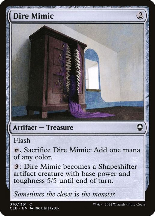 Dire Mimic in the group Magic the Gathering / Sets / Commander Legends: Battle for Baldur's Gate at Proxyprinters.com (40210)