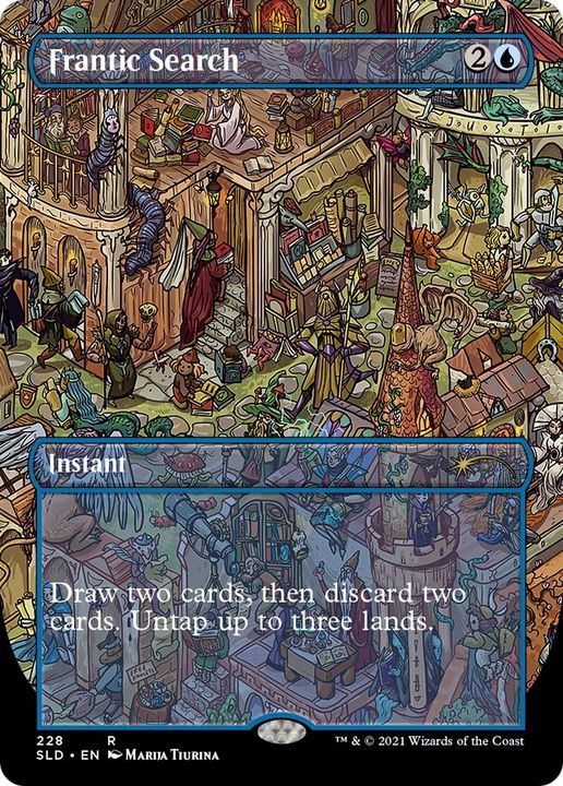 Frantic Search in the group Magic the Gathering / Types / Colors / Blue at Proxyprinters.com (40218)