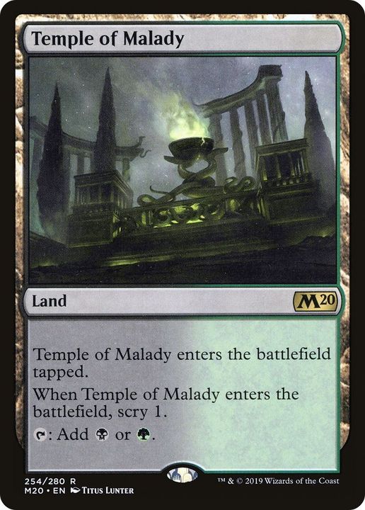 Temple of Malady in the group Magic the Gathering / Types / Colors / Colorless at Proxyprinters.com (40223)