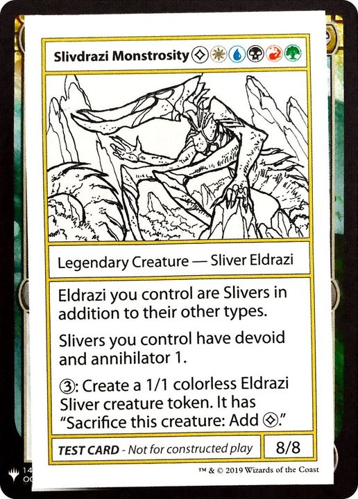 Slivdrazi Monstrosity in the group Magic the Gathering / Sets / Mystery Booster Playtest Cards 2019 at Proxyprinters.com (40245)