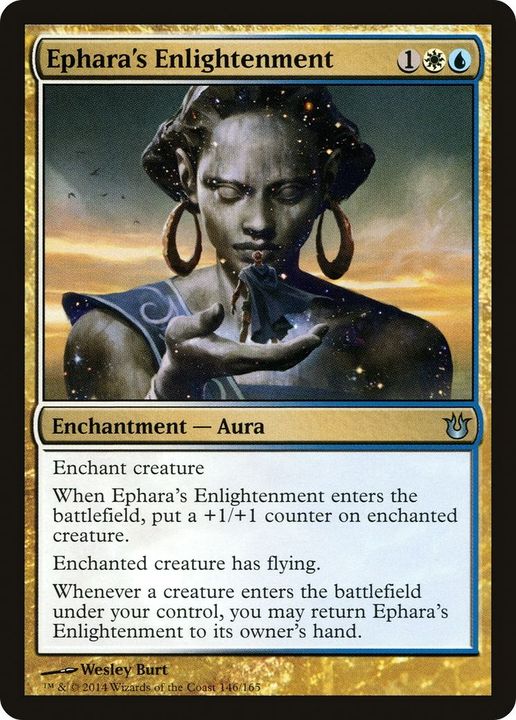 Ephara's Enlightenment in the group Magic the Gathering / Types / Colors / Multicolors / U, W at Proxyprinters.com (40251)