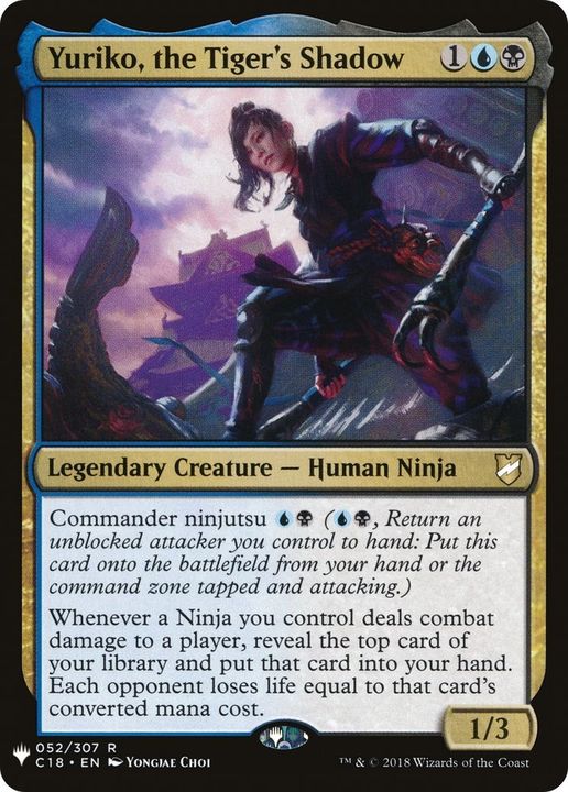 Yuriko, the Tiger's Shadow in the group Magic the Gathering / Sets / The List at Proxyprinters.com (40260)