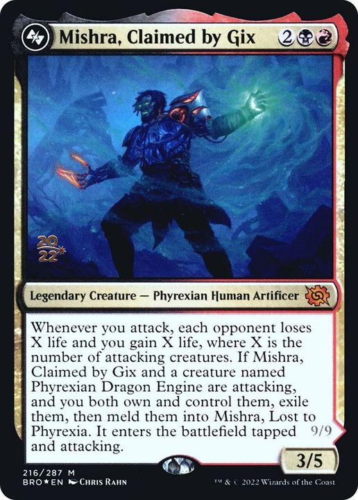 Mishra, Claimed by Gix in the group Magic the Gathering / Types / Colors / Multicolors / B, R at Proxyprinters.com (40272)