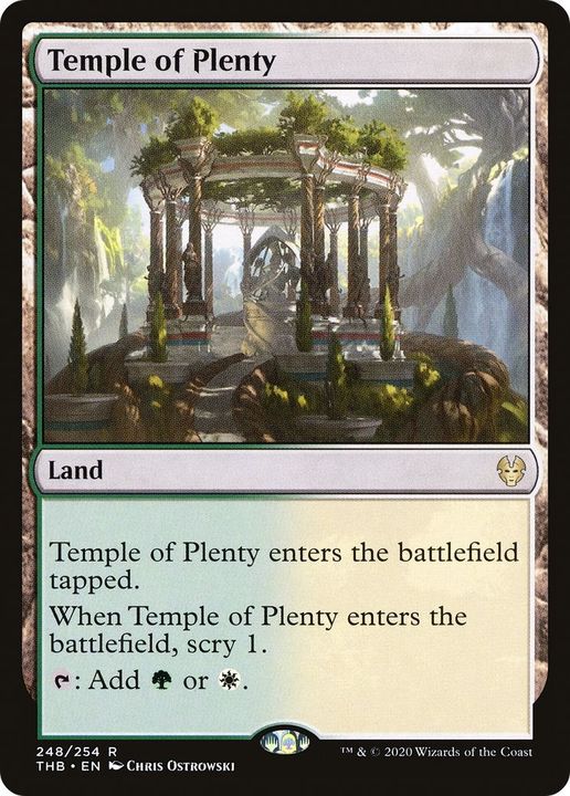 Temple of Plenty in the group Magic the Gathering / Sets / Theros Beyond Death at Proxyprinters.com (40287)