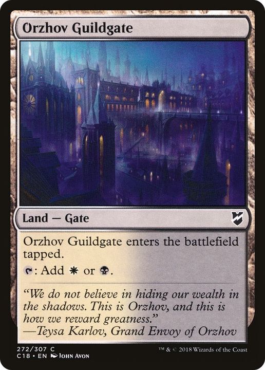 Orzhov Guildgate in the group Magic the Gathering / Types / Colors / Colorless at Proxyprinters.com (40295)