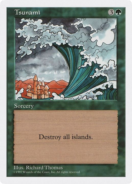 Tsunami in the group Magic the Gathering / Types / Colors / Green at Proxyprinters.com (4030)