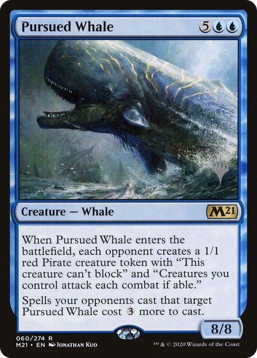 Pursued Whale in the group Magic the Gathering / Sets / Core Set 2021 Promos at Proxyprinters.com (40301)