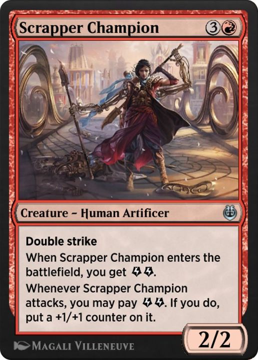 Scrapper Champion in the group Magic the Gathering / Sets / Kaladesh Remastered at Proxyprinters.com (40302)