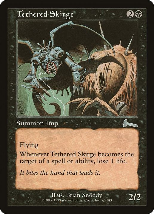 Tethered Skirge in the group Magic the Gathering / Types / Colors / Black at Proxyprinters.com (4032)