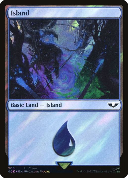 Island in the group Magic the Gathering / Sets / Warhammer 40,000 Tokens at Proxyprinters.com (40328)