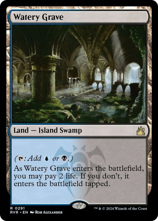 Watery Grave in the group Magic the Gathering / Types / Land / Swamp at Proxyprinters.com (40341)