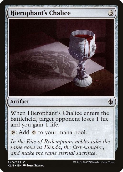 Hierophant's Chalice in the group Magic the Gathering / Sets / Ixalan at Proxyprinters.com (40349)