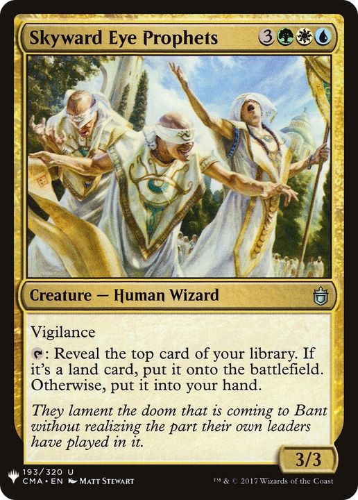 Skyward Eye Prophets in the group Magic the Gathering / Sets / The List at Proxyprinters.com (40367)