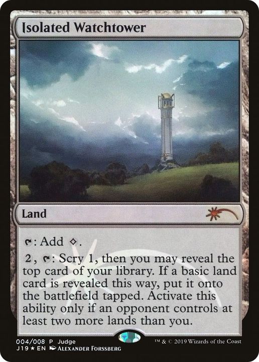 Isolated Watchtower in the group Magic the Gathering / Types / Colors / Colorless at Proxyprinters.com (40372)