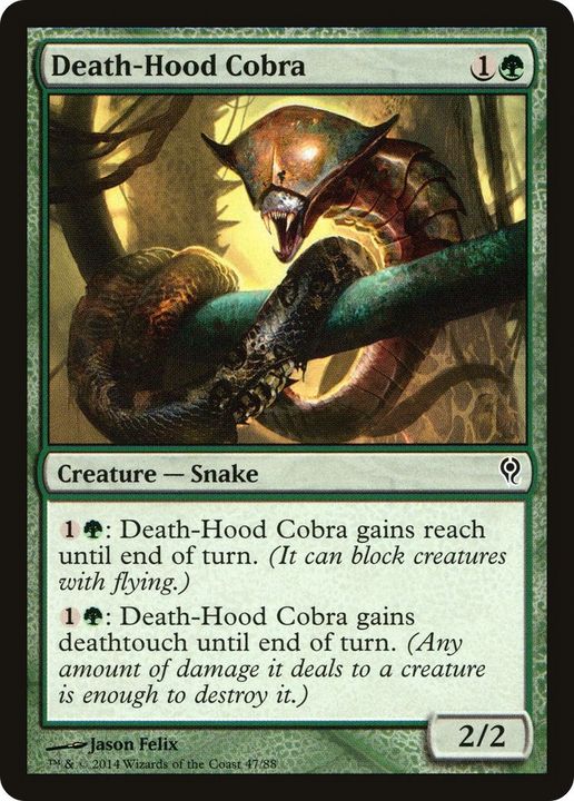 Death-Hood Cobra in the group Magic the Gathering / Types / Colors / Green at Proxyprinters.com (40375)