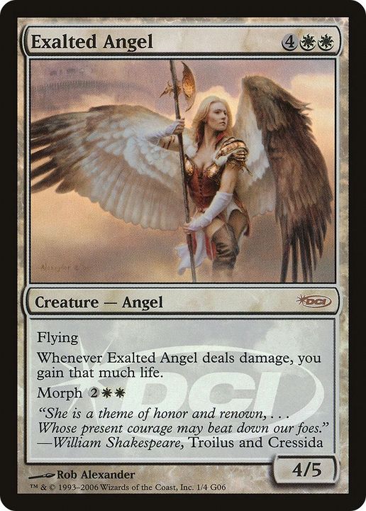 Exalted Angel in the group Magic the Gathering / Sets / Judge Gift Cards 2006 at Proxyprinters.com (4039)