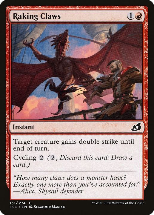 Raking Claws in the group Magic the Gathering / Types / Colors / Red at Proxyprinters.com (40404)