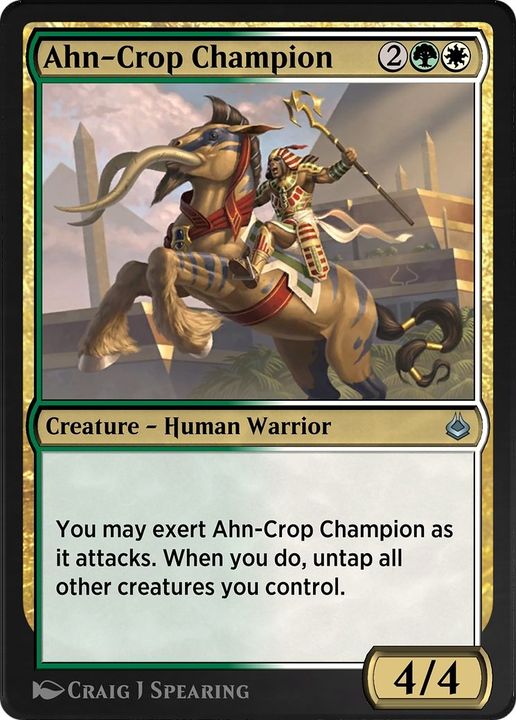 Ahn-Crop Champion in the group Magic the Gathering / Types / Colors / Multicolors / G, W at Proxyprinters.com (40406)