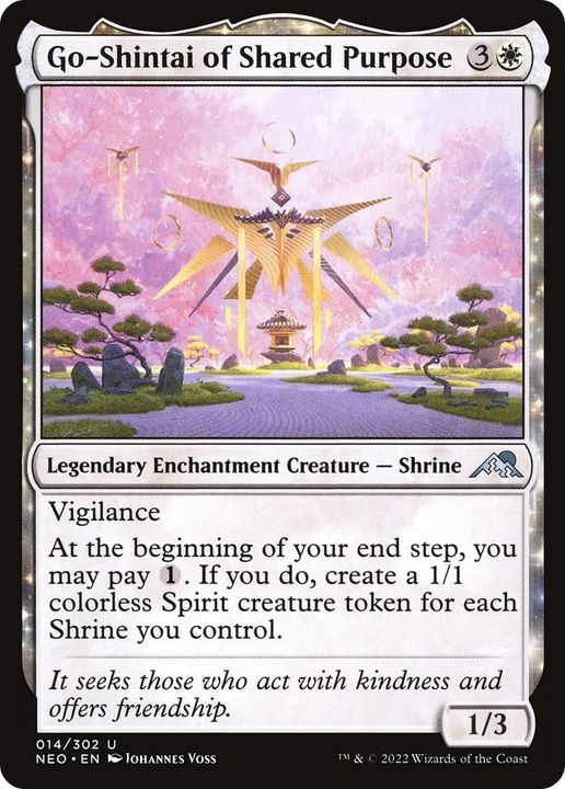 Go-Shintai of Shared Purpose in the group Magic the Gathering / Types / Enchantment / Legendary Enchantment at Proxyprinters.com (4045)