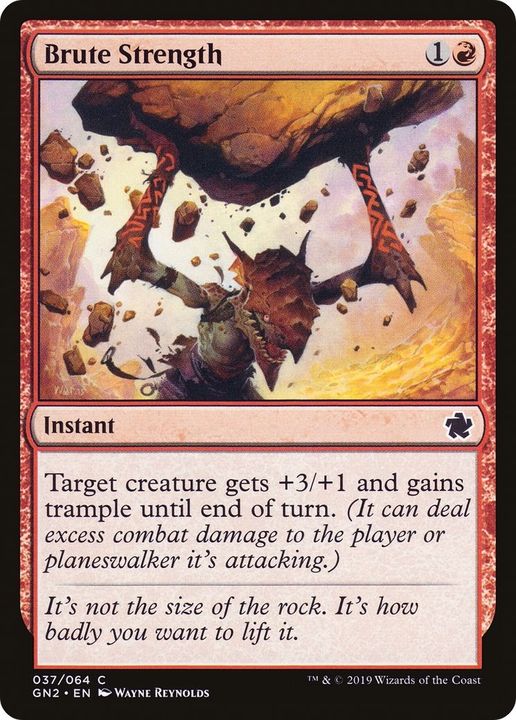 Brute Strength in the group Magic the Gathering / Sets / Game Night: Free-for-All Tokens at Proxyprinters.com (40614)