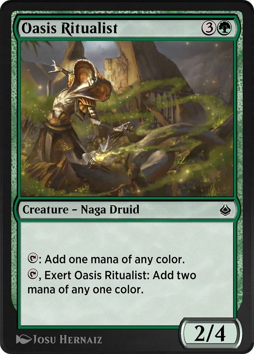 Oasis Ritualist in the group Magic the Gathering / Sets / Amonkhet Remastered at Proxyprinters.com (40625)