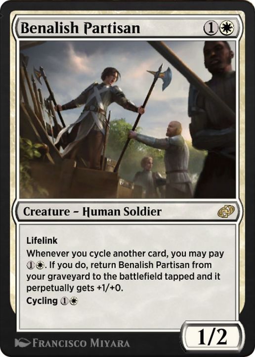 Benalish Partisan in the group Magic the Gathering / Types / Creatures / Human at Proxyprinters.com (40646)