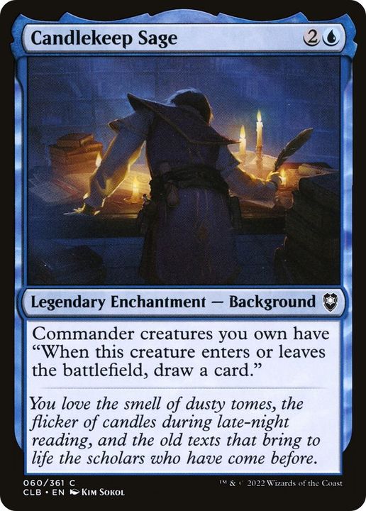 Candlekeep Sage in the group Magic the Gathering / Types / Enchantment / Legendary Enchantment at Proxyprinters.com (40684)