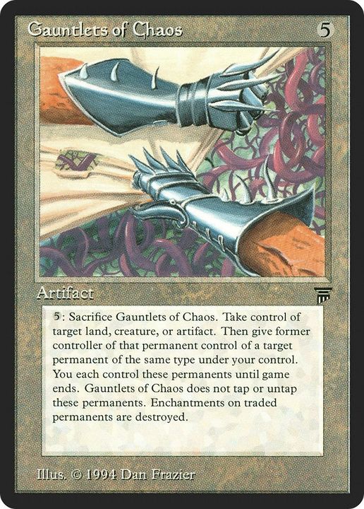 Gauntlets of Chaos in the group Magic the Gathering / Types / Artifacts / Artifact at Proxyprinters.com (40729)