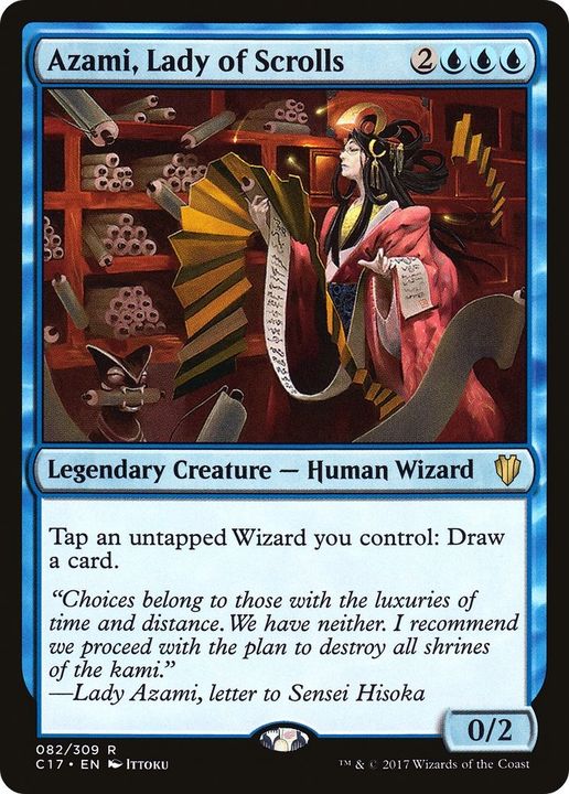 Azami, Lady of Scrolls in the group Magic the Gathering / Types / Creatures / Wizard at Proxyprinters.com (4076)