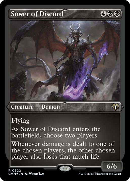 Sower of Discord in the group Magic the Gathering / Types / Colors / Black at Proxyprinters.com (40760)